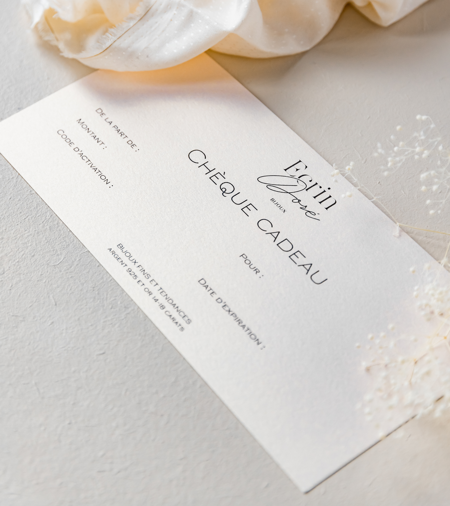 Chèque cadeau 100€